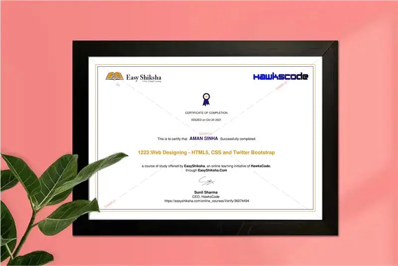 Sample Certificate 10