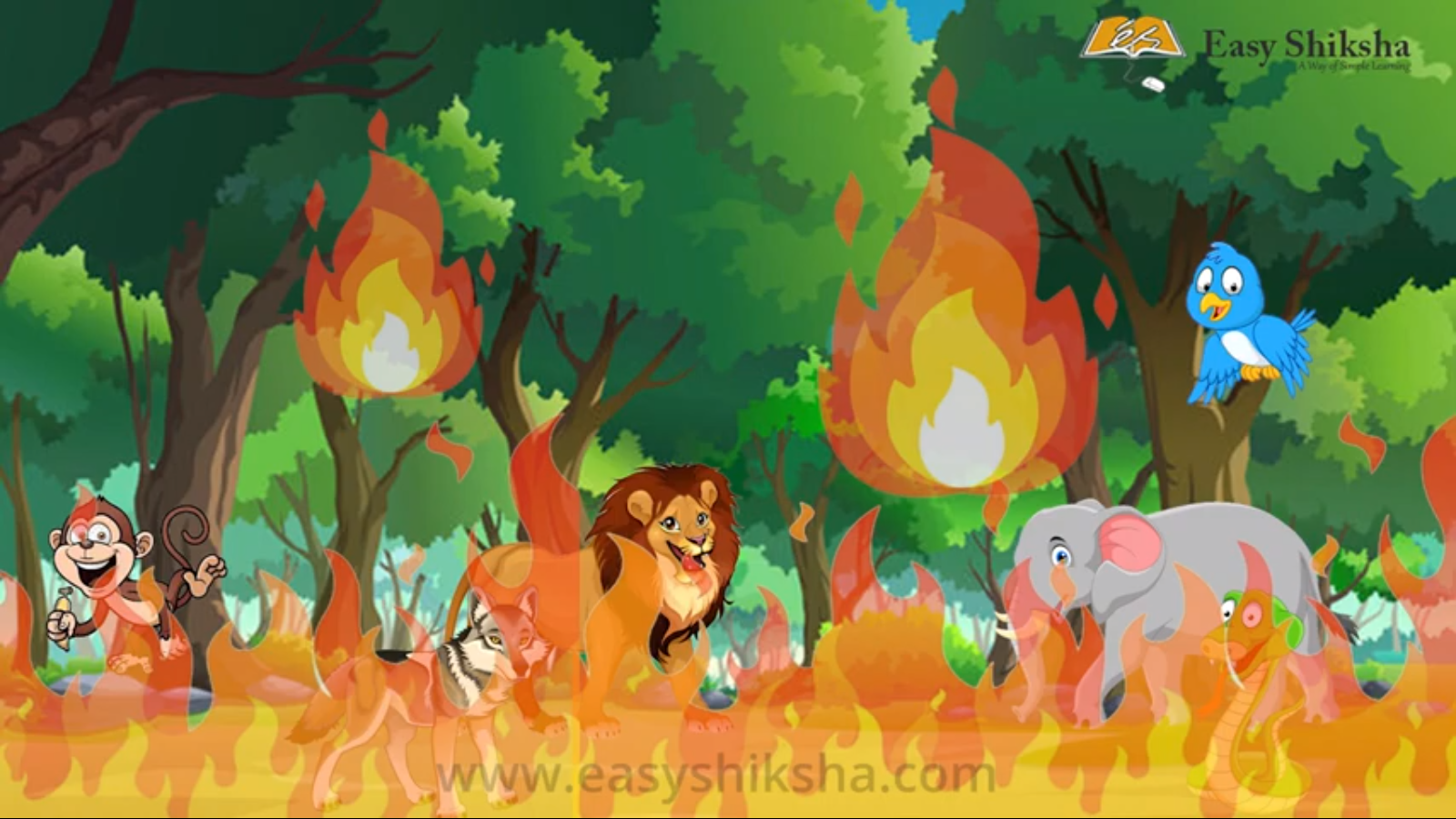 Chidiya Ki Kahani | Online Hindi Moral Story for Kids - Easyshiksha